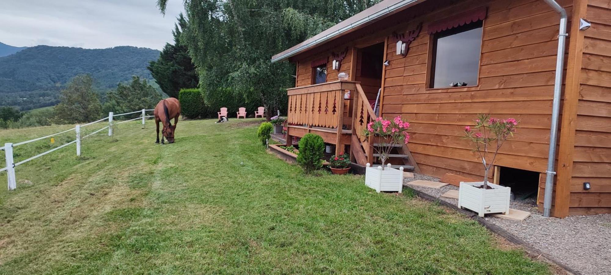 Domaine Le Lanis "Cabane De Pauline" سانت-غيرونز المظهر الخارجي الصورة