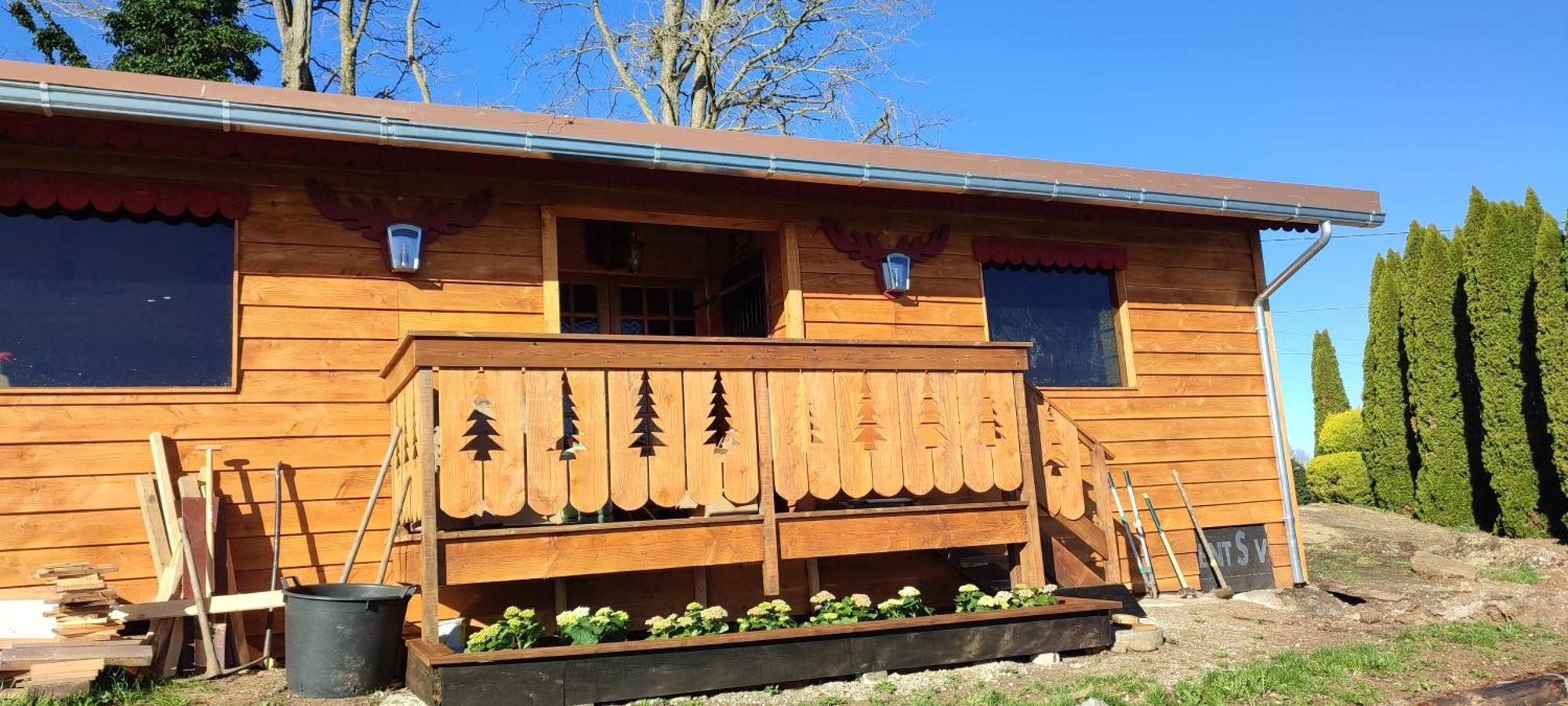 Domaine Le Lanis "Cabane De Pauline" سانت-غيرونز المظهر الخارجي الصورة